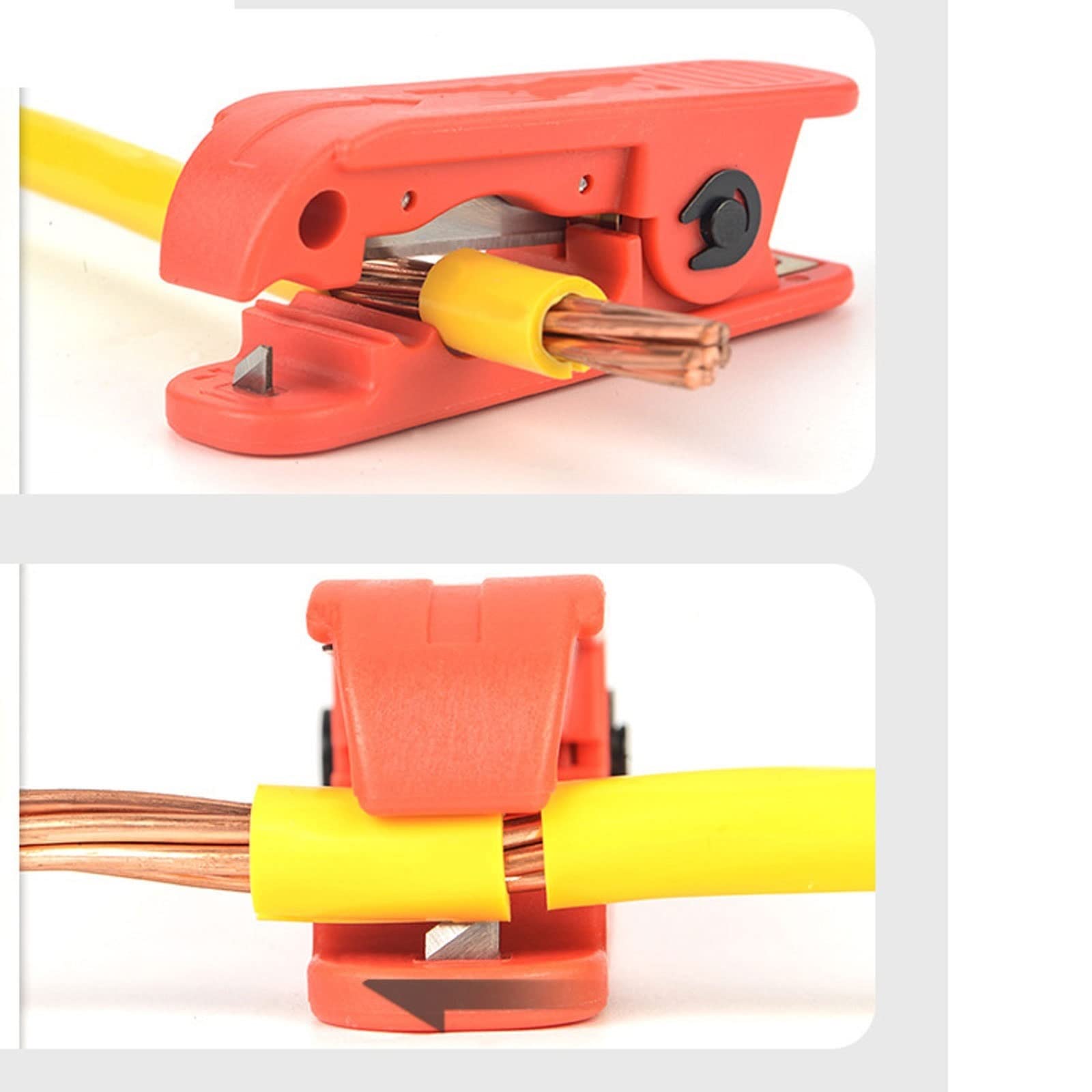 JINGYAN Alicates universales 1pc Round Cable Stripper Slitter Wire Stripping Tool for Fast and Precise Jacket Removal