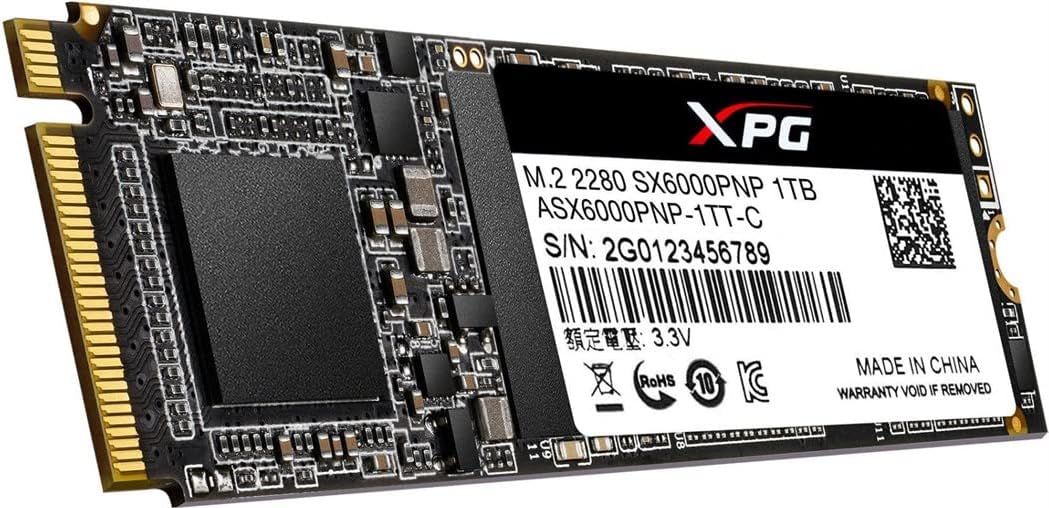 XPG SX8100 4TB 3D NAND NVMe Gen3x4 PCIe M.2 2280 Solid State Drive R/W 3500/3000MB/s SSD (ASX8100NP-4TT-C)