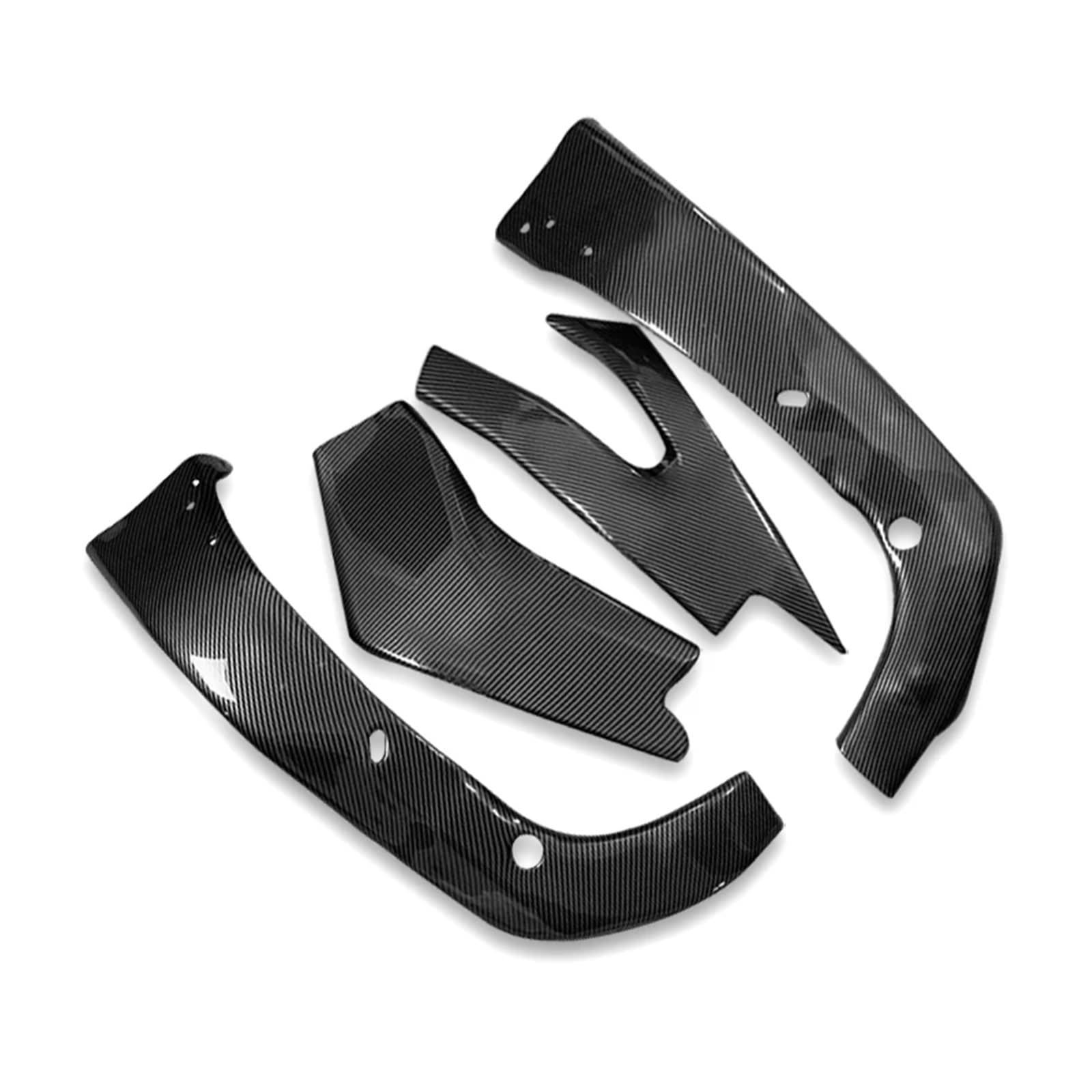 Griglia Di Protezione Radiatore Copertura In Fibra Di Carbonio ABS Per Telaio Moto, Protezione Forcellone, Pannello Laterale Carenatura, Adatta Per Yamaha YZF R6 2006-2018(B Matte Black)