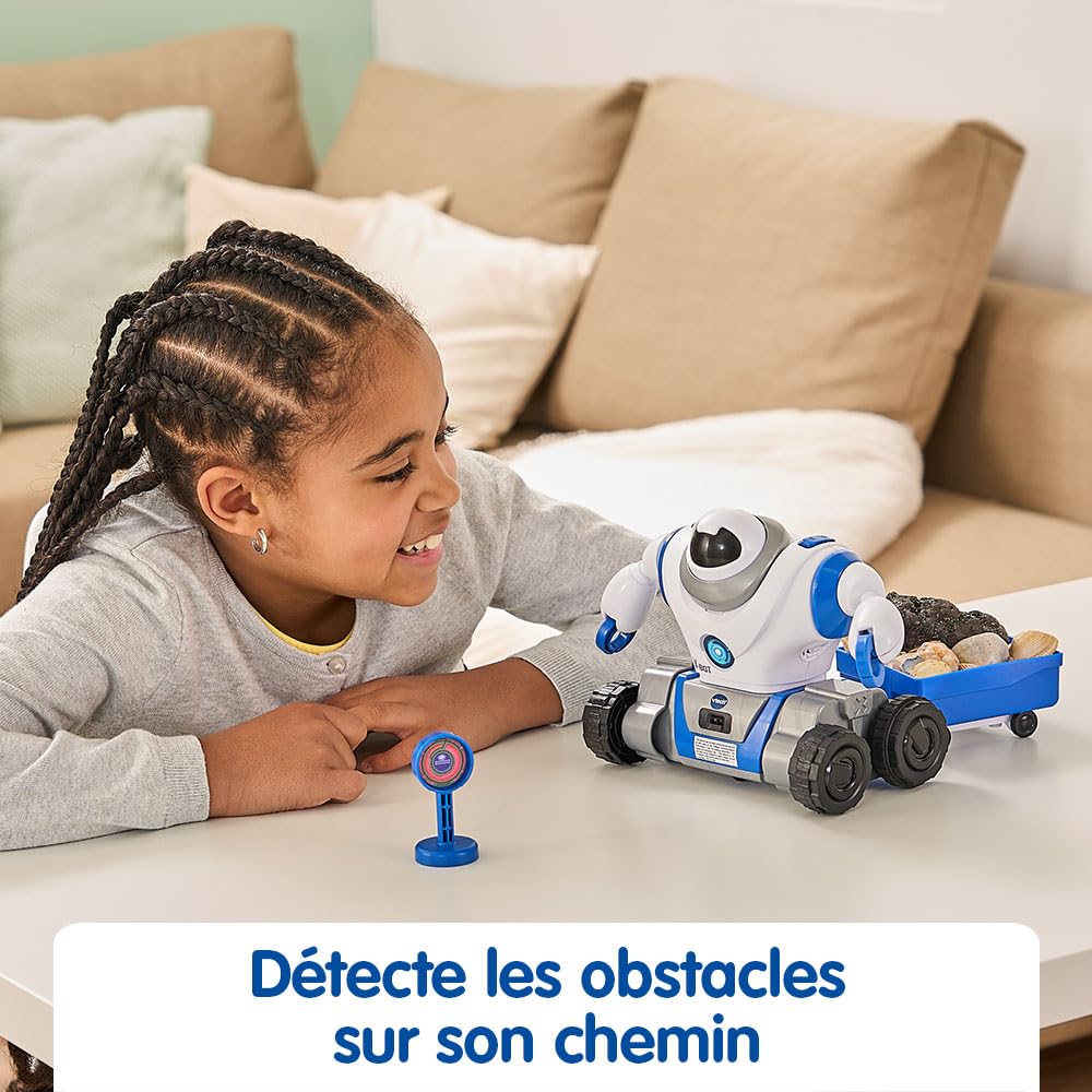 VTech V-Bot Explorer, Robot dziecięcy, 573705, szary, standardowy