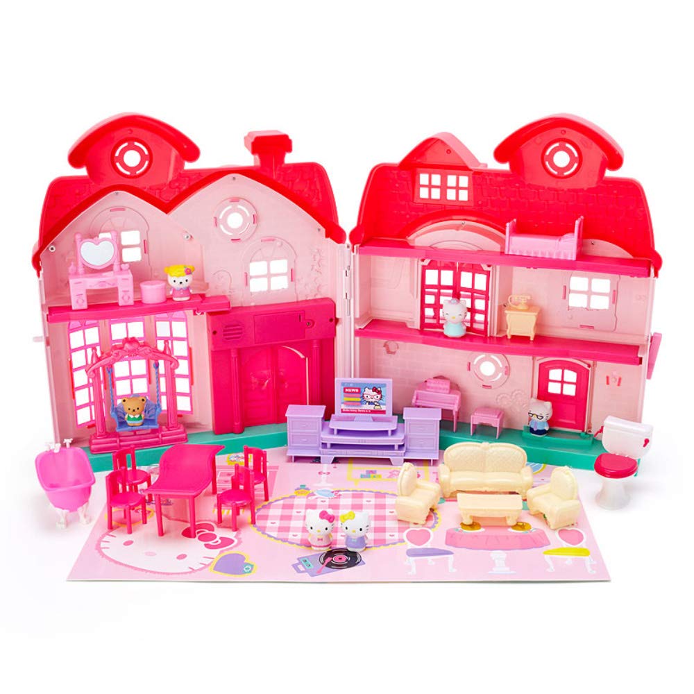 Amazon.co.jp: サンリオ(SANRIO) ハローキティ ドールハウスDX : おもちゃ 