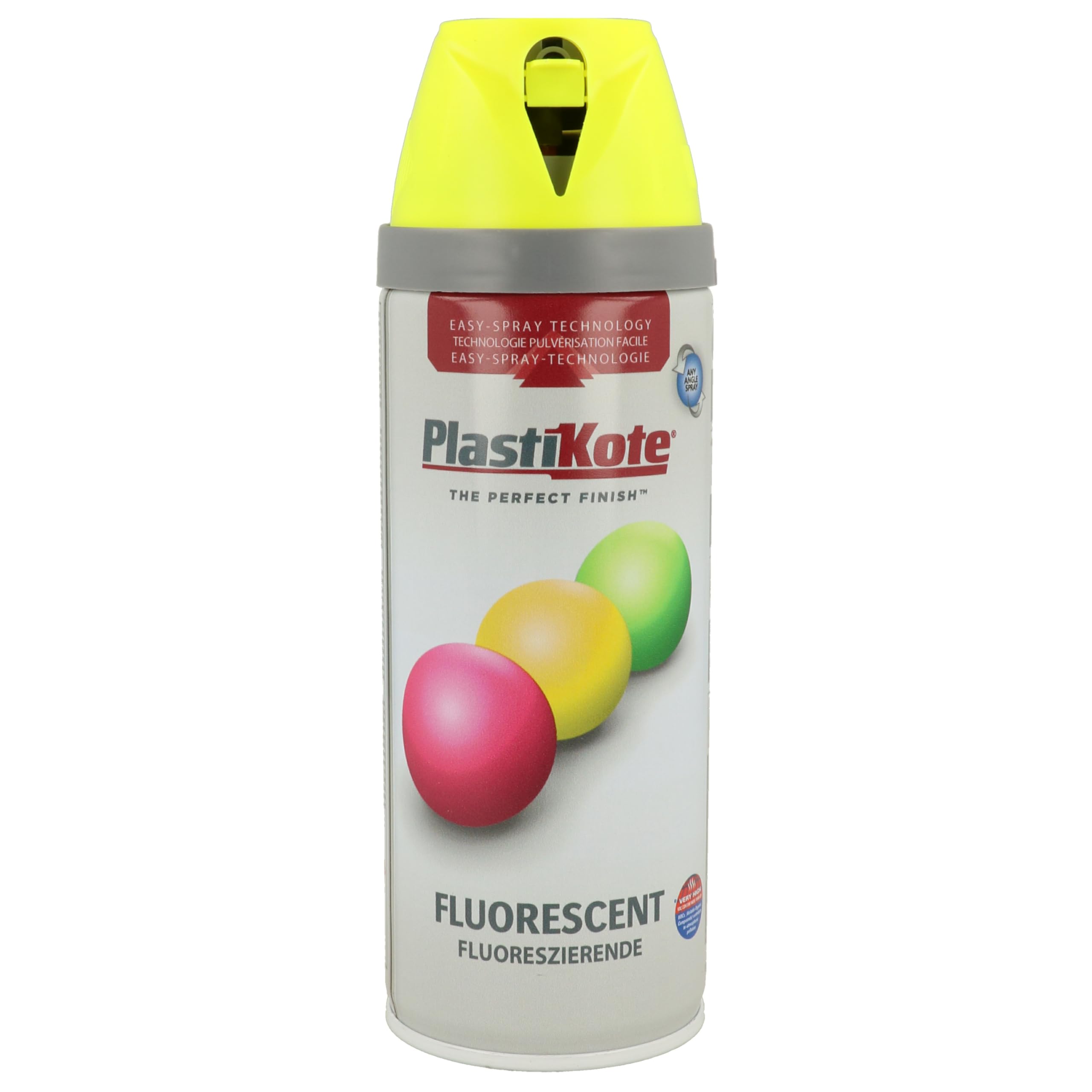 Plastikote 1901 400 ml Twist Spray - Fluorescent Yellow
