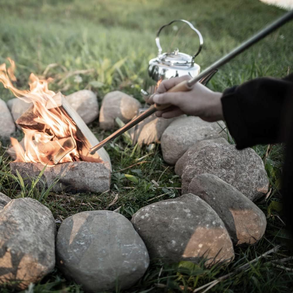 Petromax Telescopic Fire Blow Pipe FRH100, Convenient and Safe Way to Start Your Fire, Extends Up to 38.6", Collapses to 23.6" for Space-Saving Transport