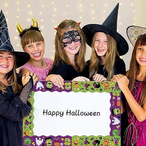 Autocollants festonnés d'Halloween pour décorer la salle de classe - 4