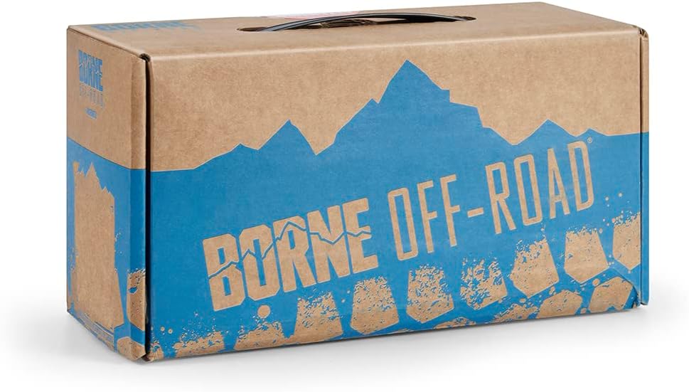 Borne Off-Road Medium-Duty Ratchet Tie-Down Kit (4-Pack), Blue