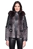  VESTE CUIR ET FOURRURE DEBBIE 36
