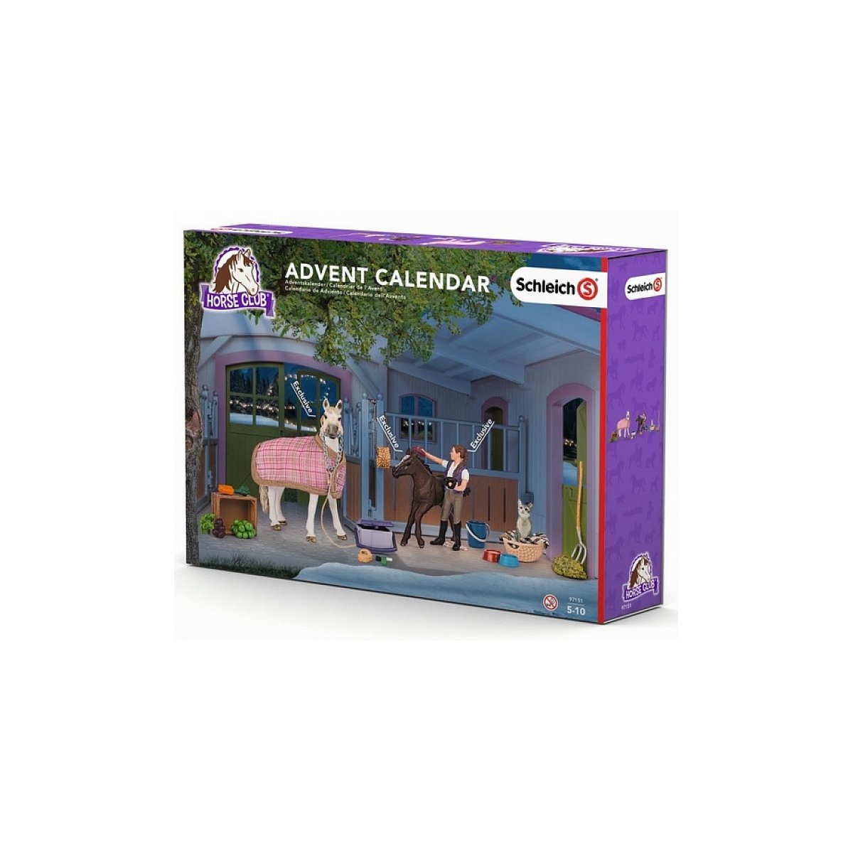 Schleich - Calendario Dell'Avvento 2016 Cavalli (97151) Con 27 Sorprese