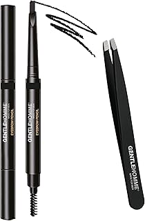 Gentlehomme Lápiz de cejas y pinzas de acero ...