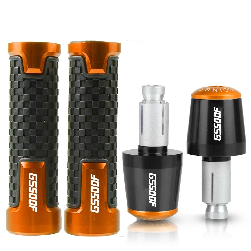 Puños para Suzuki GS500F empuñaduras de manillar moto naranja