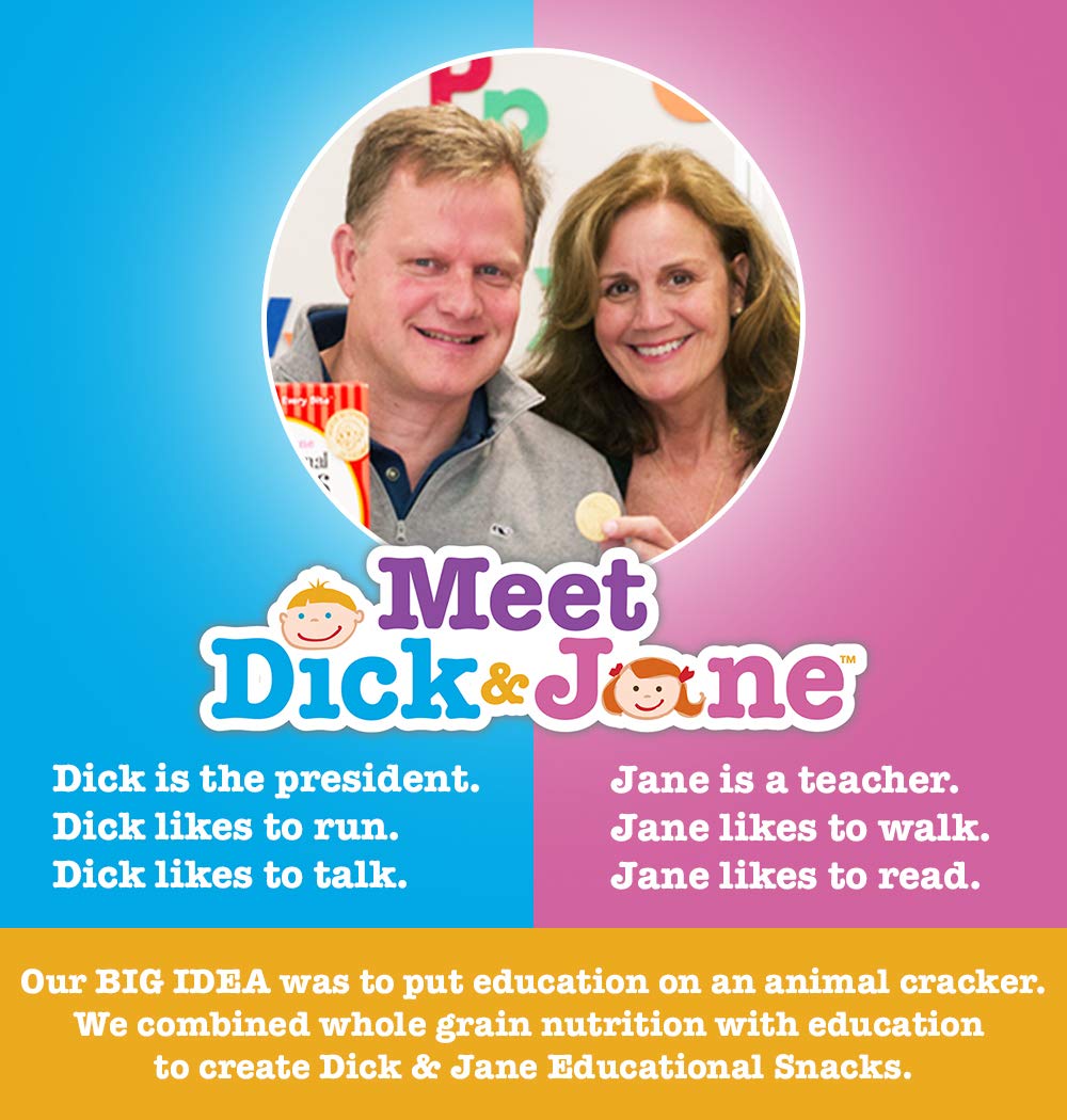 Dick & Jane Educational Snacks | PRESIDENTS - 120 bags that celebrate all US Presidents from Washington to Trump