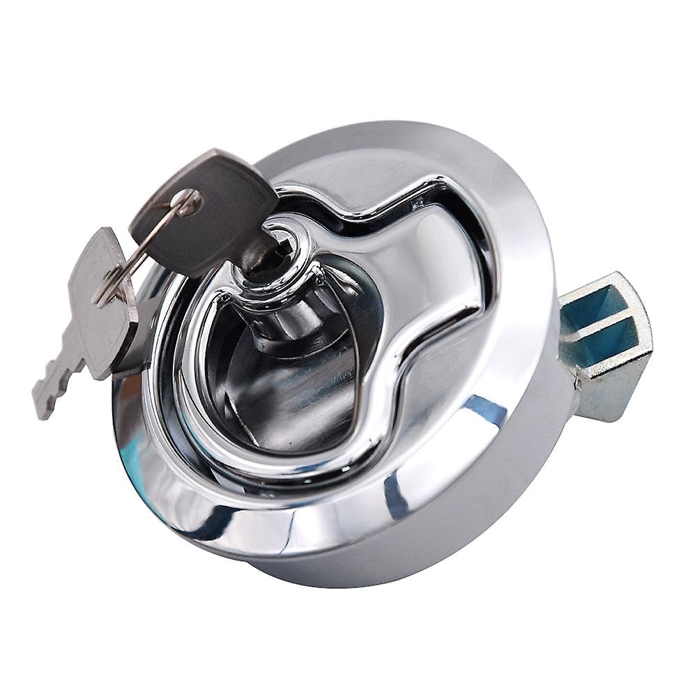 Joyhappst Image Color Stainless Steel Mount Flush Pull Marine Lock With Key Lift Slam Latch Hardware For Rv Boatin Decice Deck Hatch