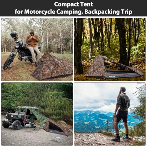 GEERTOP Ultralight Camo Backpacking Tent