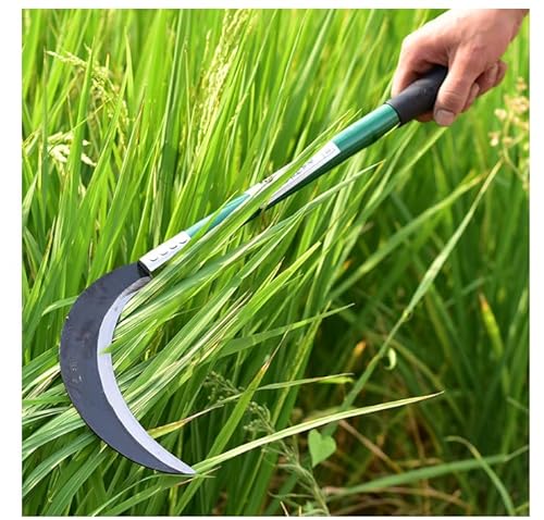 FINPAN N°2209 - Hoz japonesa de acero al manganeso en forma de media luna (45,5 cm)