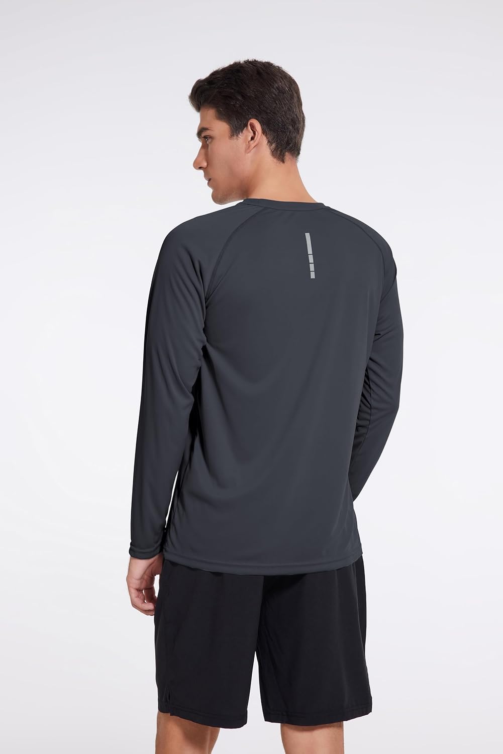 Men's UPF 50+ Sun Protection Shirts Rash Guard Long Sleeve Quick Dry Moisture Wicking Workouts Outdoor - Image 2