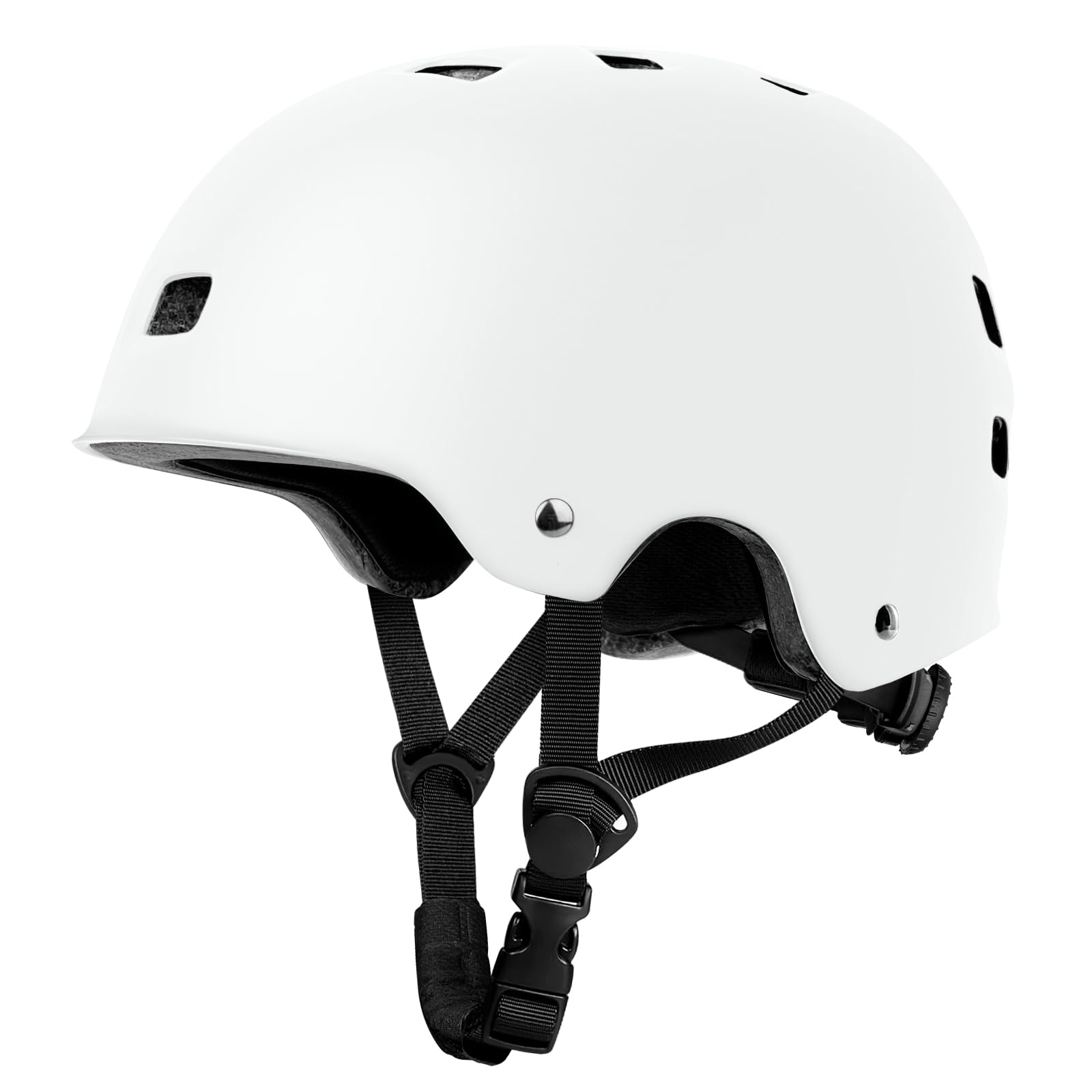 LeapBeast Kask miejski, wytrzymały kask rowerowy na co dzień, kask do jazdy na deskorolce z regulacją pokrętła, nadaje się do jazdy na deskorolce, rowerze BMX lub longboardzie dla dzieci i dorosłych