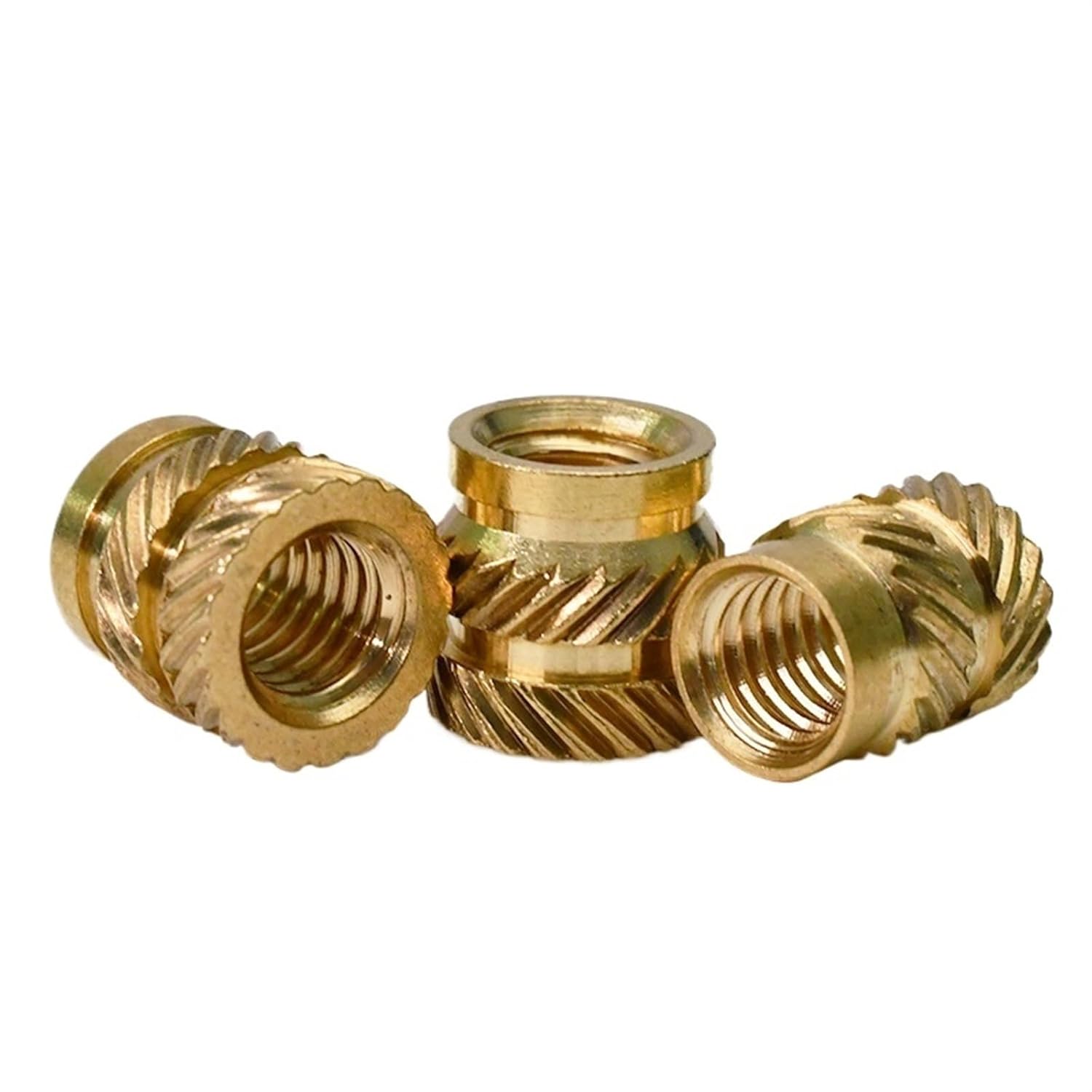 M4 Brass Hot Melt Heat Insert Nut Knurled Thread Insertion Copper Nut Embed Parts Pressed Fit Into Holes 200pcs (Size : M4x6x7(200pcs))