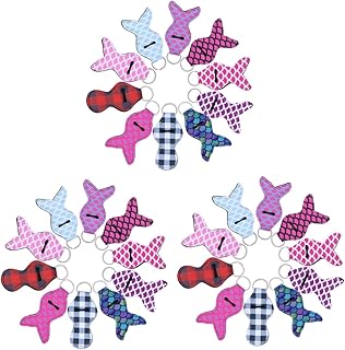 FRCOLOR 30 Peças Chaveiro Sereia Porta Batom Porta-Chaves Porta-Chaves Porta-Chaves Porta-Chaves Porta-Chaves Porta-Chaves Europeu E Americano Suporte Para Batom Conjunto De Batom