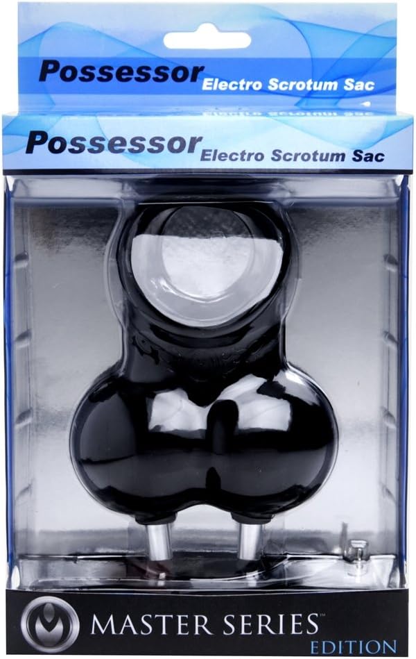 Possessor Electro Scrotum Sack- Master Series Edition, Black, 4.75 Inch - Image 3