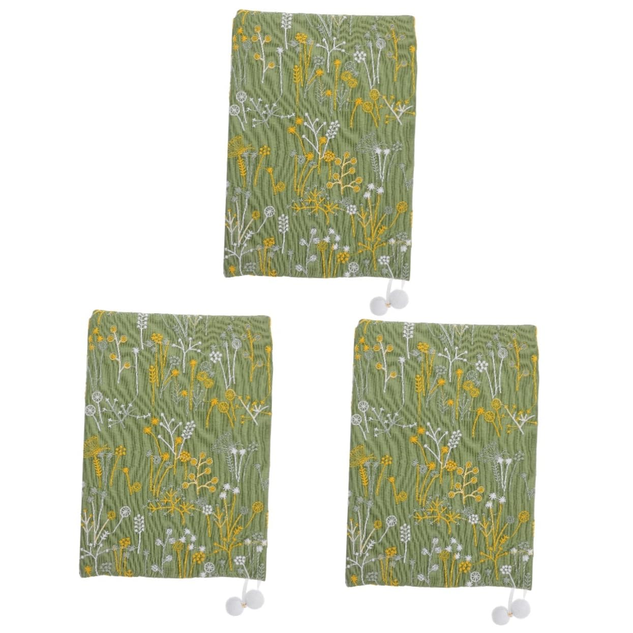 Uonlytech 3 Piezas Libro con Floral Protección y Decorativa para Libros Cubierta Resistente para Prevención de Rayones