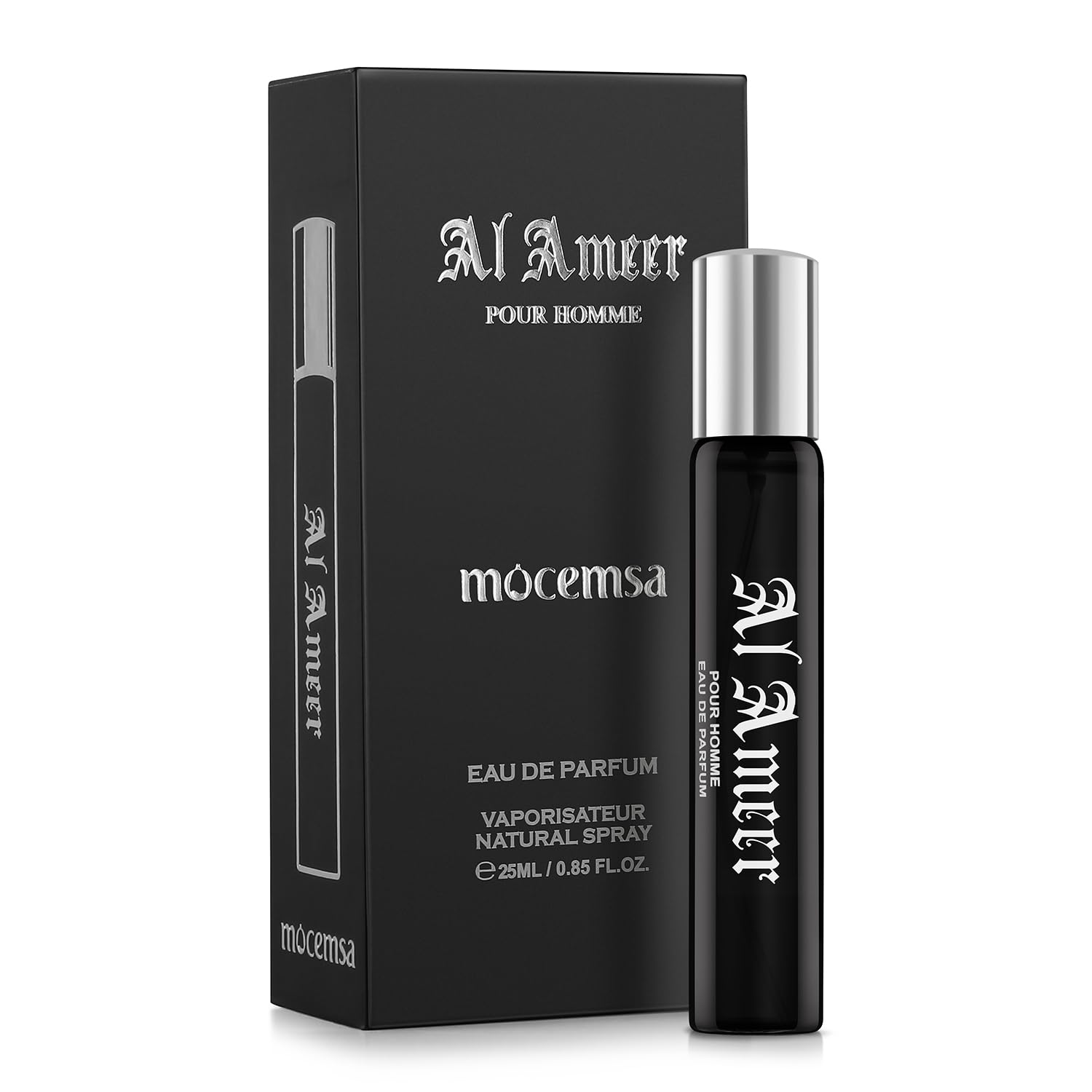 Mocemsa Al Ameer Pour Homme Long Lasting Luxury EDP Perfume Travel Pack Fragrance Crafted in Spain, 25ml-image-12