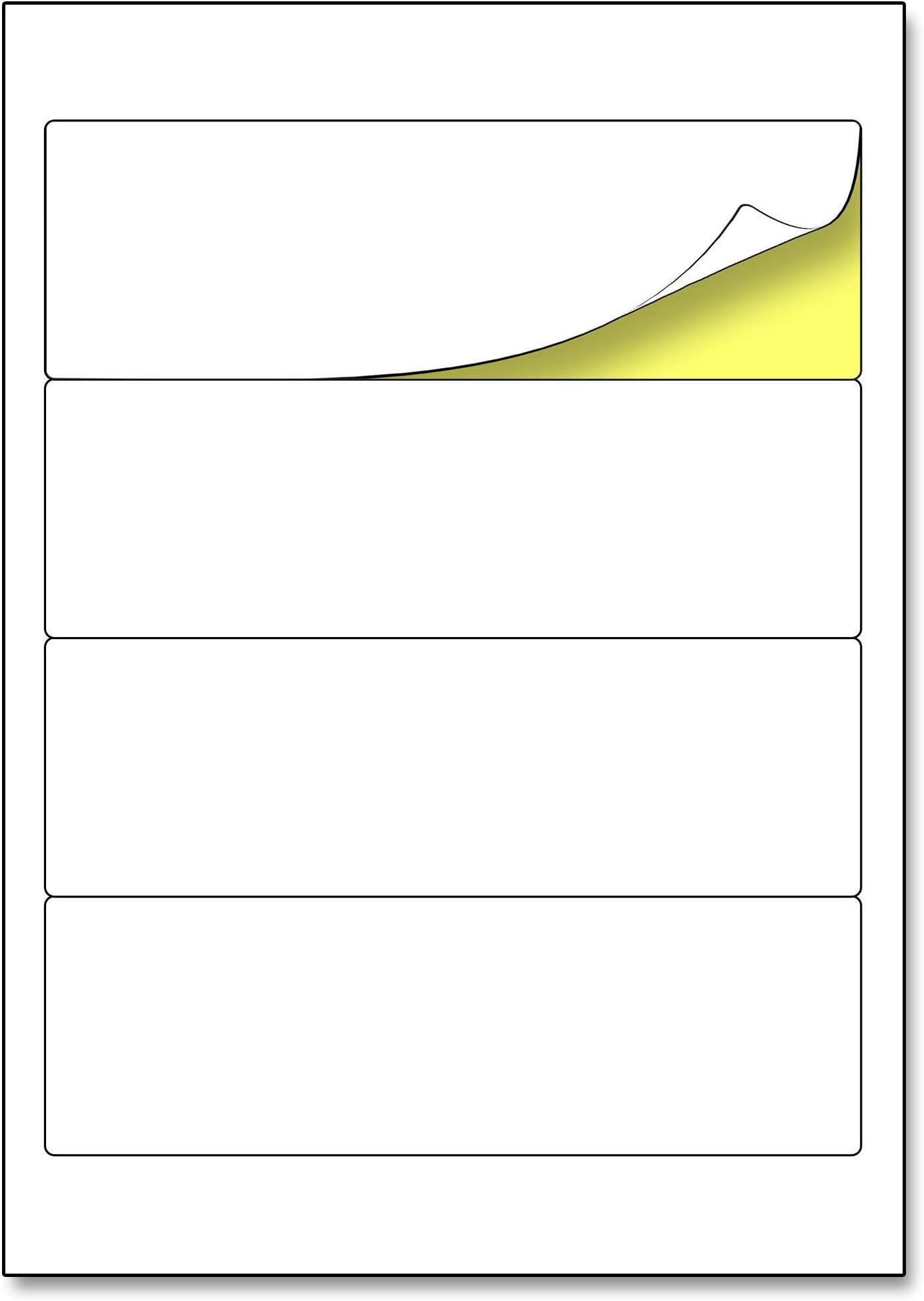 192 x 61 mm, 25 Sheets, Lever Arch File Folder Spine Labels A4 - Laser/Inkjet Printing