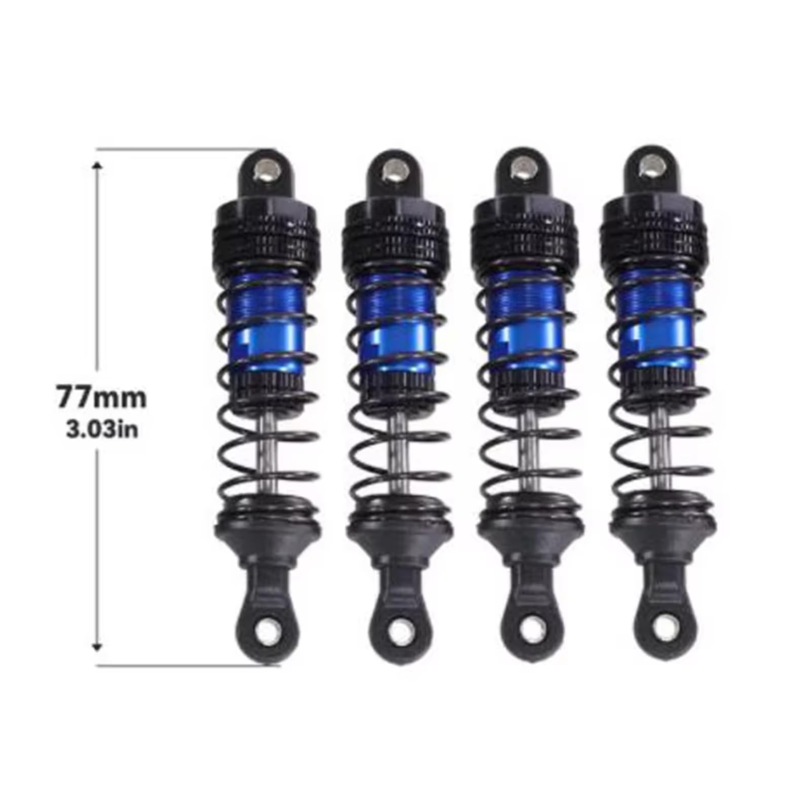 Für SCY 16101 16102 Pro Für Wltoys 124008 144001 124017 Für MJX Für Hyper Go 16207 16208 16210 14301 14210 Stoßdämpfer 77 MM RC Auto RC Zubehör