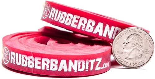 Rubberbanditz Banda de levantamiento de pesas de bucle continuo de 12 pulgadas, 5-150 libras