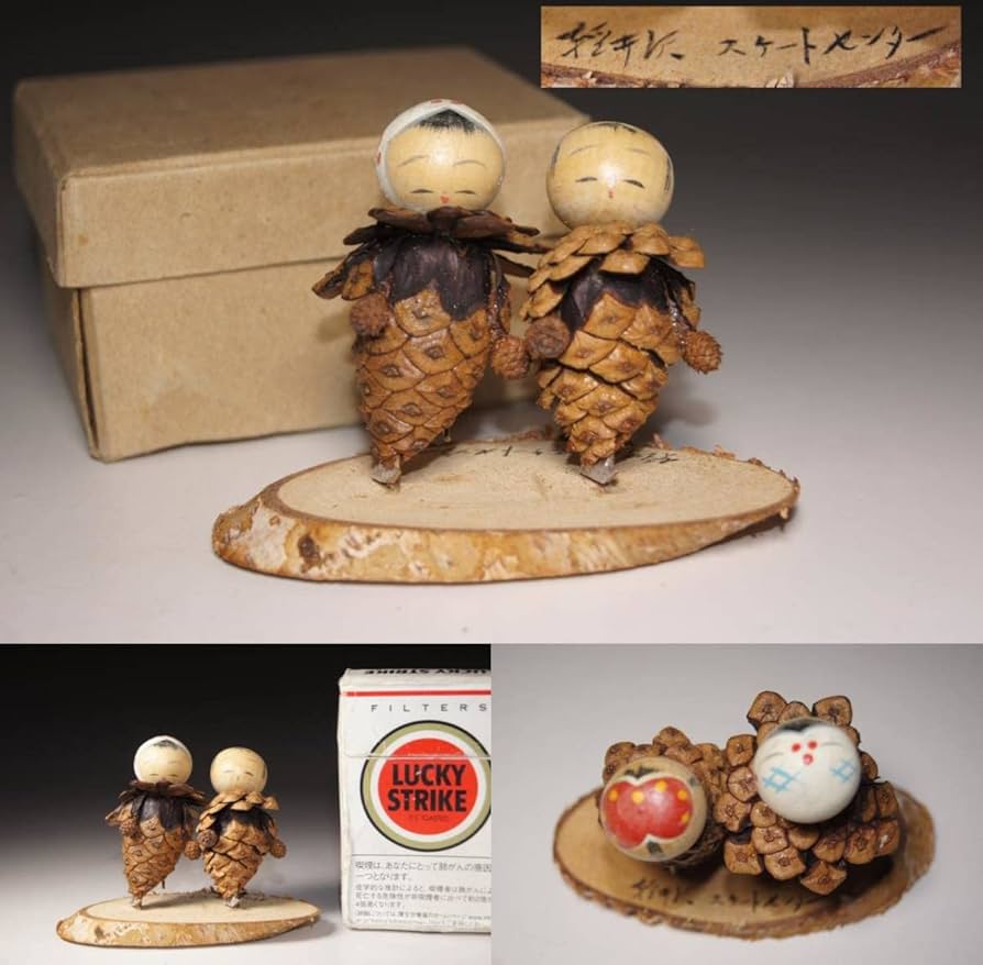 コケシ　東尋坊　福井県　北陸　昭和　お土産　置物　外国人　海外　コレクション コケシ 東尋坊 福井県 北陸 昭和 お土産 置物 外国人 海外 コレクション