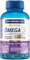 Catarinense - Ômega 3 1000mg, Azul Translúcido, 120 caps