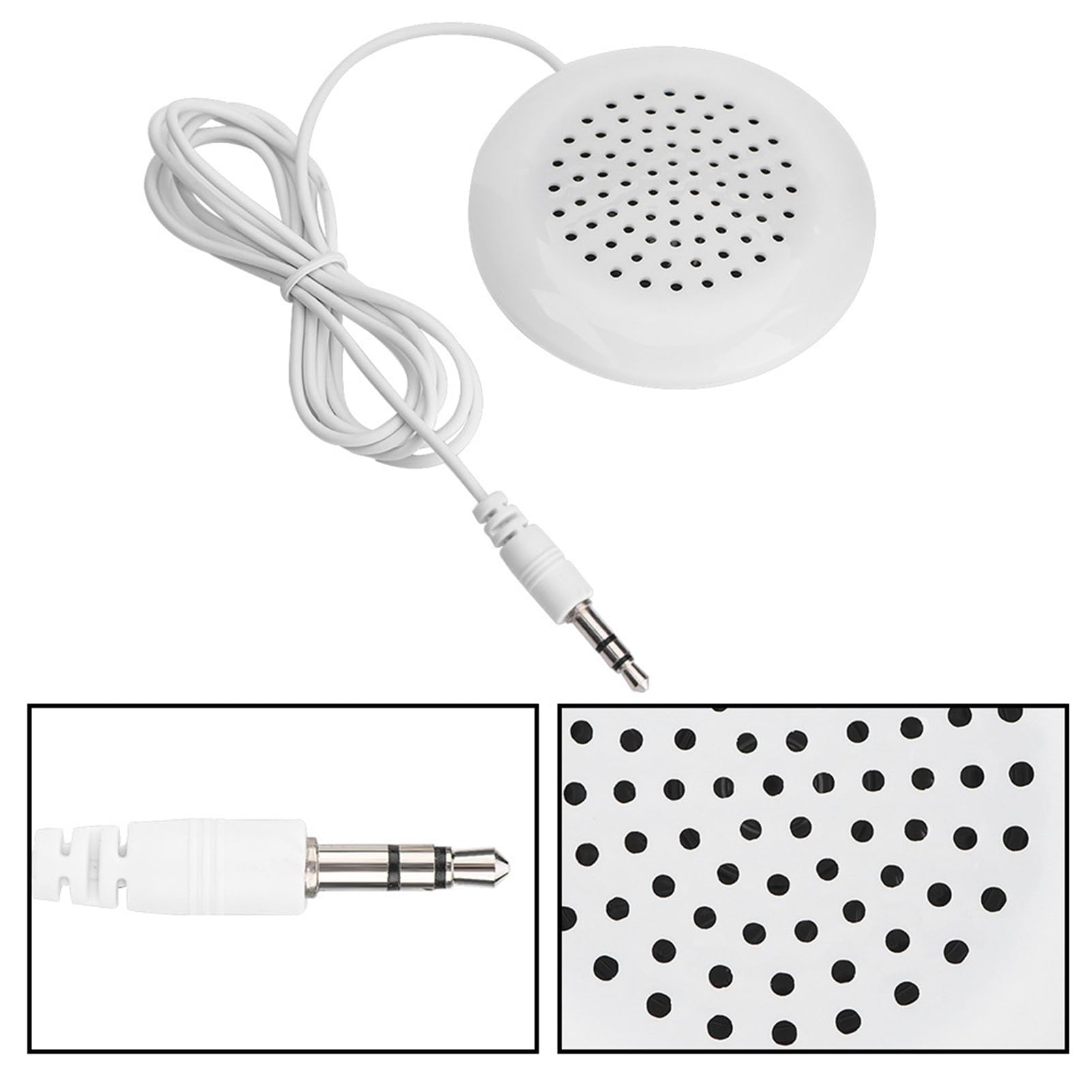 Brrnoo FAI DA TE Cuscino Altoparlante, Mini Altoparlante FAI DA TE 3.5mm Mini Musica Cuscino Altoparlante MP3 Telefono Stereo Speaker per Touch CD Portatile
