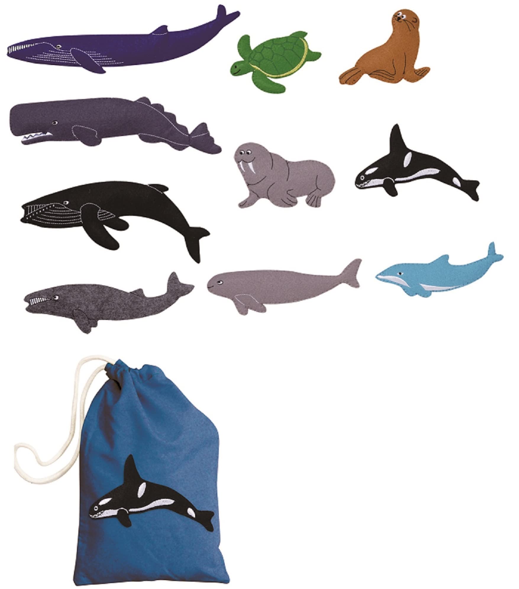 EQD Storytelling Felt Motifs ~ Sea Creatures Set 2