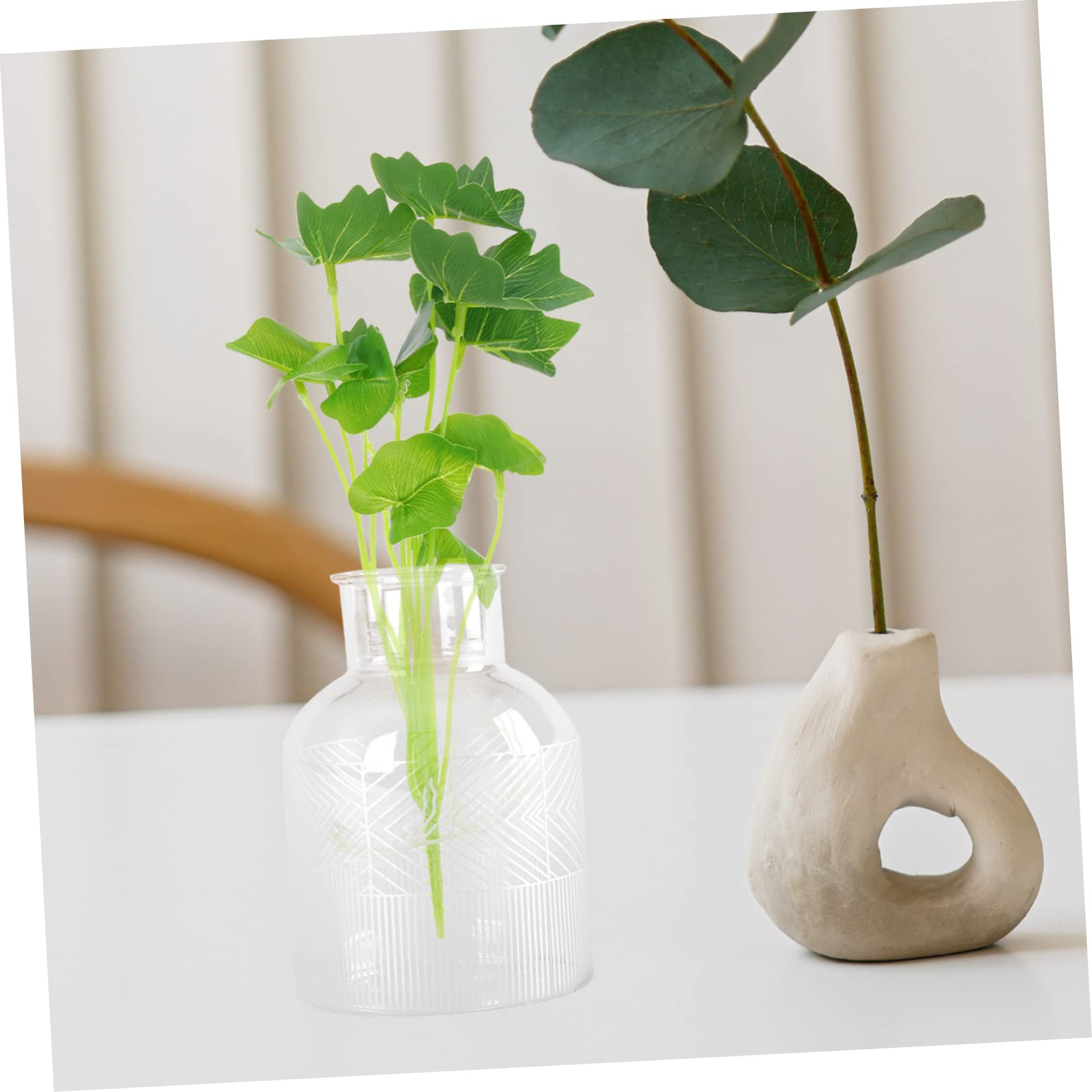 Cabilock 25 Piezas De Plantas De Imitación Decoraciones Verdes Decoración para Mesa Decoración De Mesa De Comedor Plantas Acuáticas Artificiales Adorno De Acuario Decoración De Acuario
