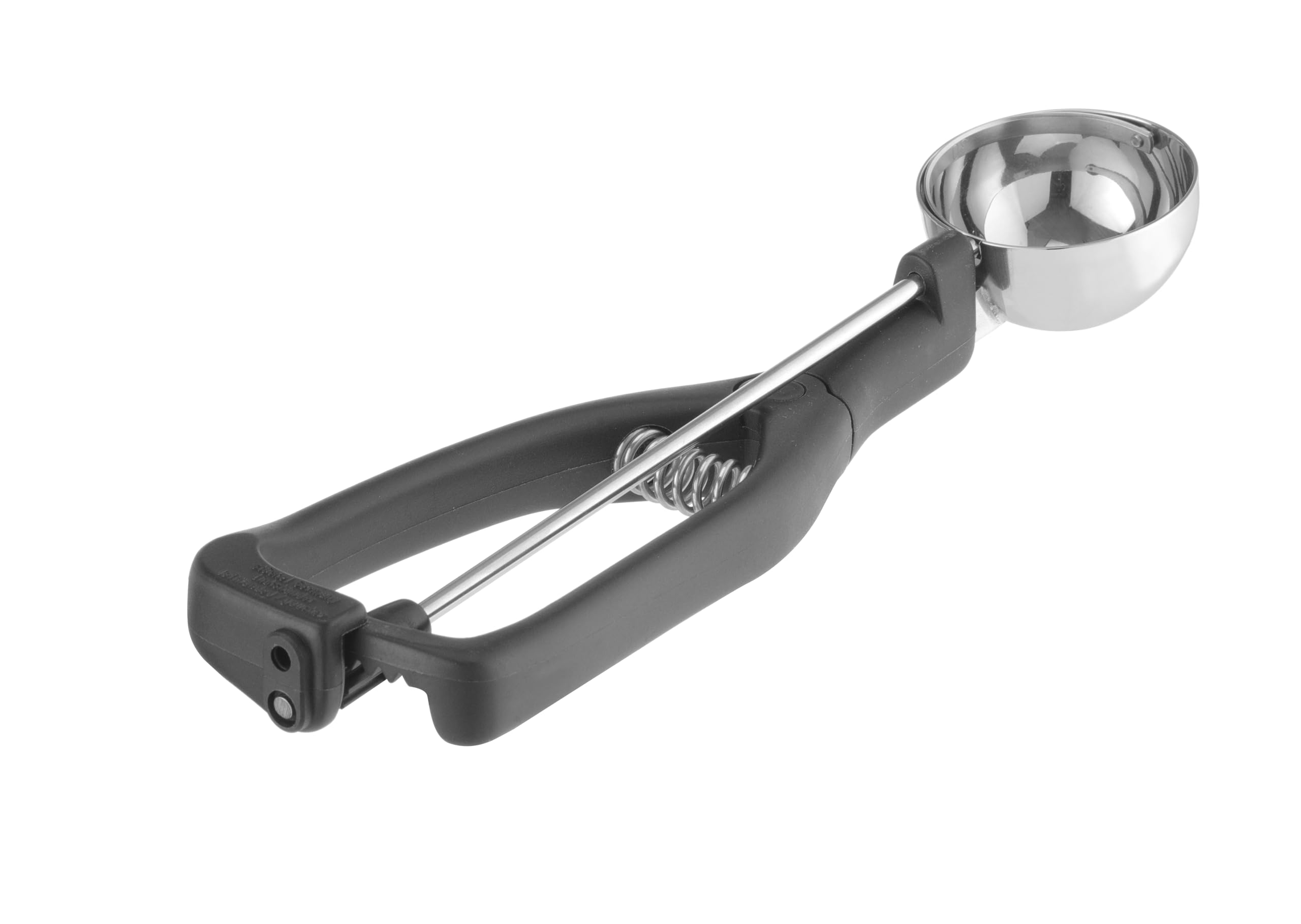 HENDI Eisportionierer für Linkshänder, Stöckel, mit Auslöser, mit farbiger Pins, ergonomischer Griff, Eislöffel, Eiscreme Löffel, Eiscreme Kugel, 1/40, ø45mm, Edelstahl, Polyamid
