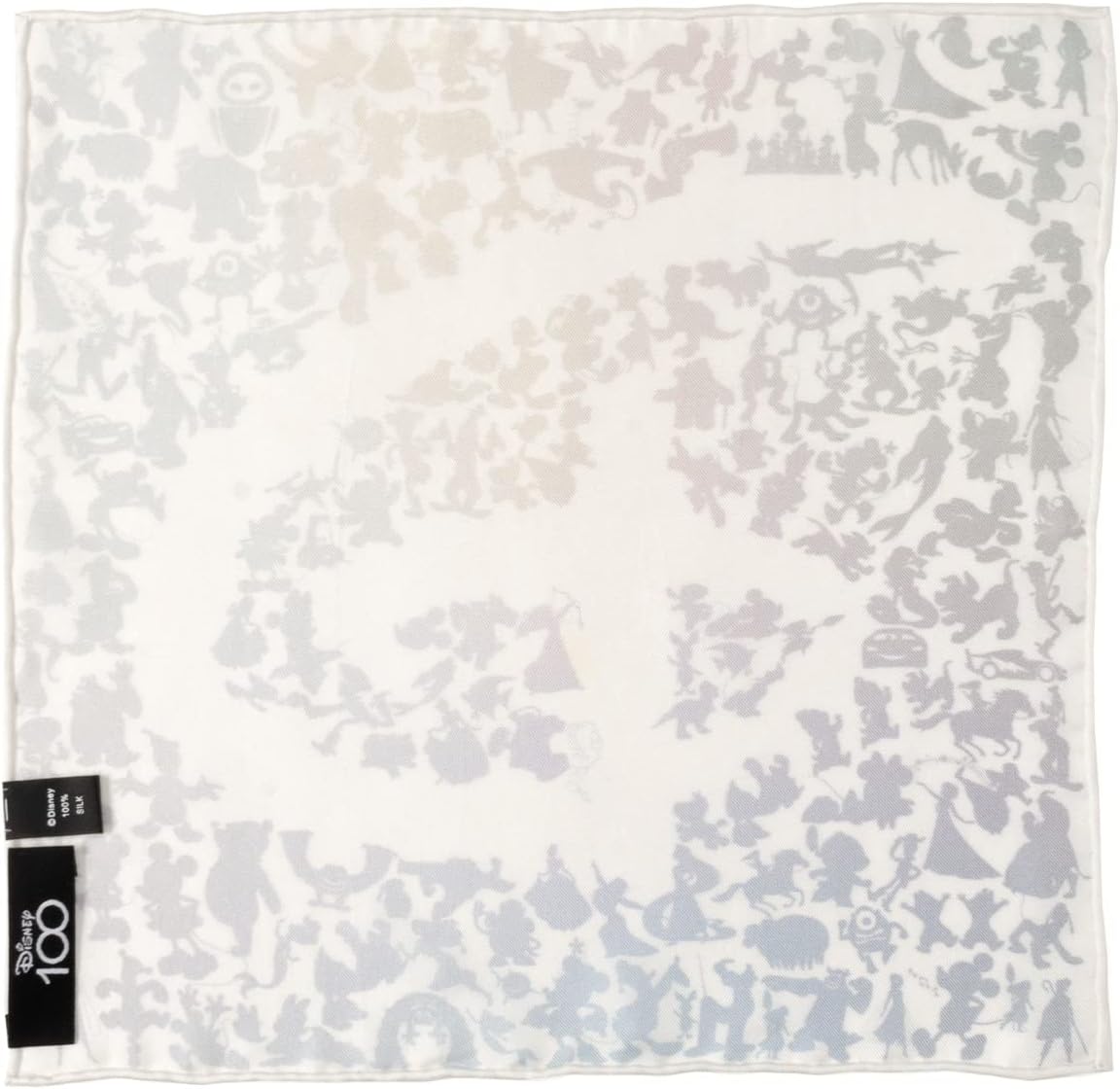 D100 Disney Iridescent White Pocket Square