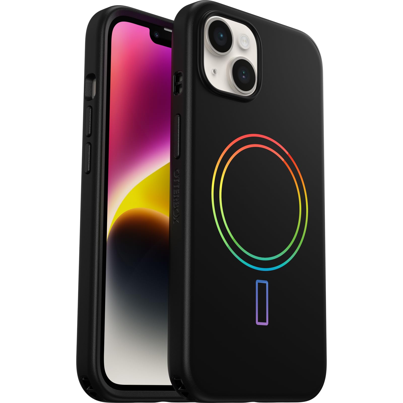 Cover per iPhone 14 OtterBox Slim con MagSafe, resistente a shock e cadute; cover ultrasottile, protettiva, leggera, testata a norme anti caduta MIL-STD 810G, PRISM
