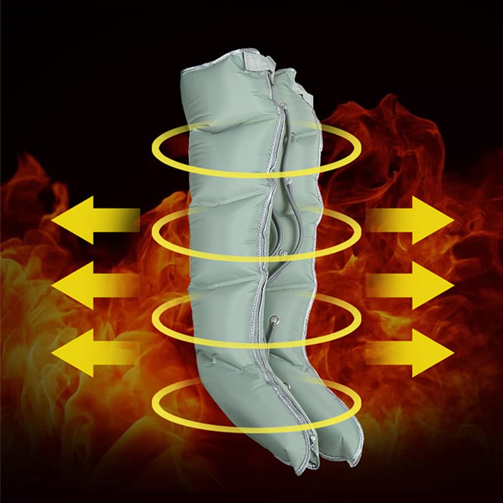 5 CavityLeg Massaggiatore a compressione d'aria per piede polpaccio Coscia Aggiornamento Avvolgimenti per gambe Circolazione Massaggio Stivali Rilassamento Sollievo dal dolore per uso domestico