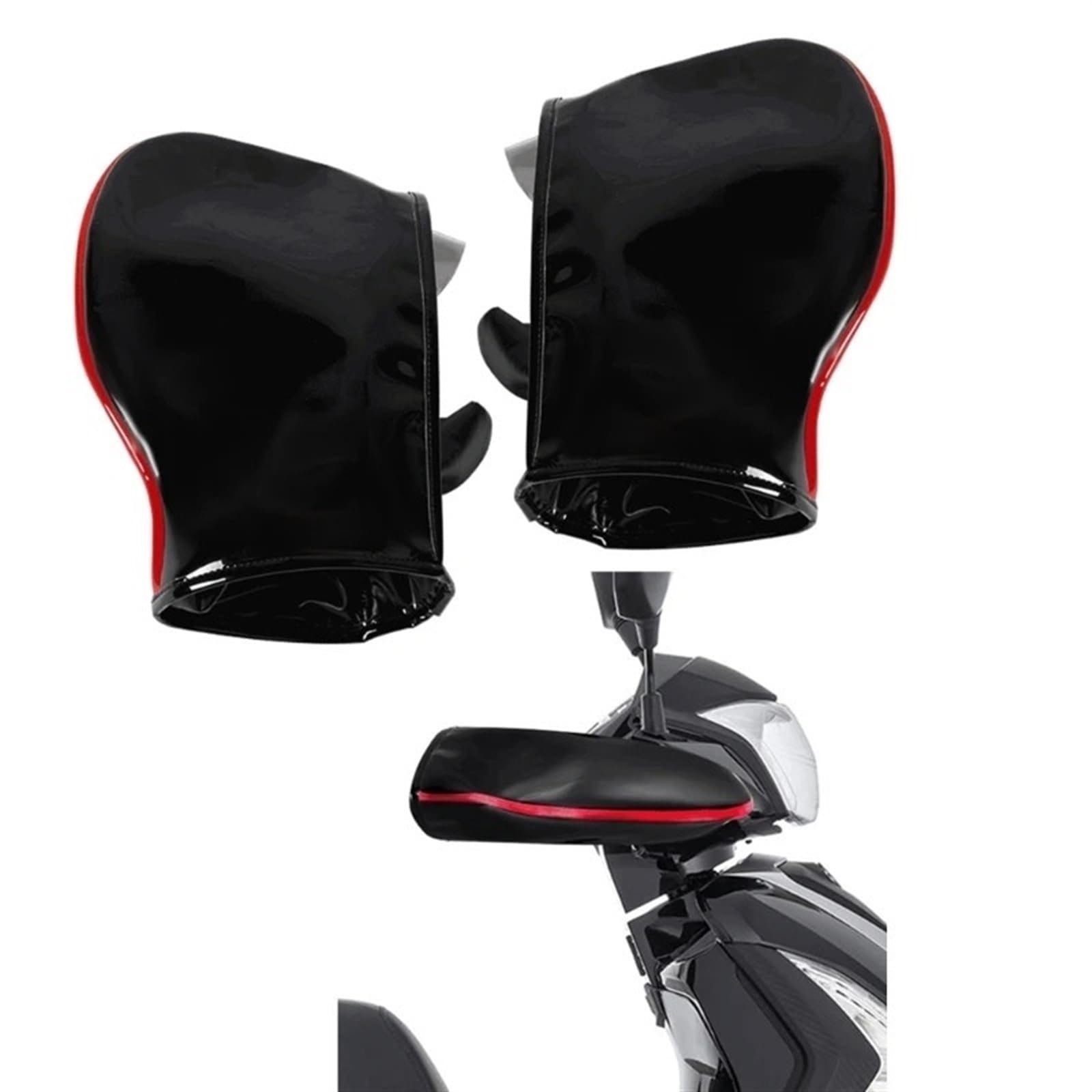 Guanti manubrio scooter Guanti universali for manubrio for scooter for moto impermeabili for for antivento invernali spessi e caldi in PU