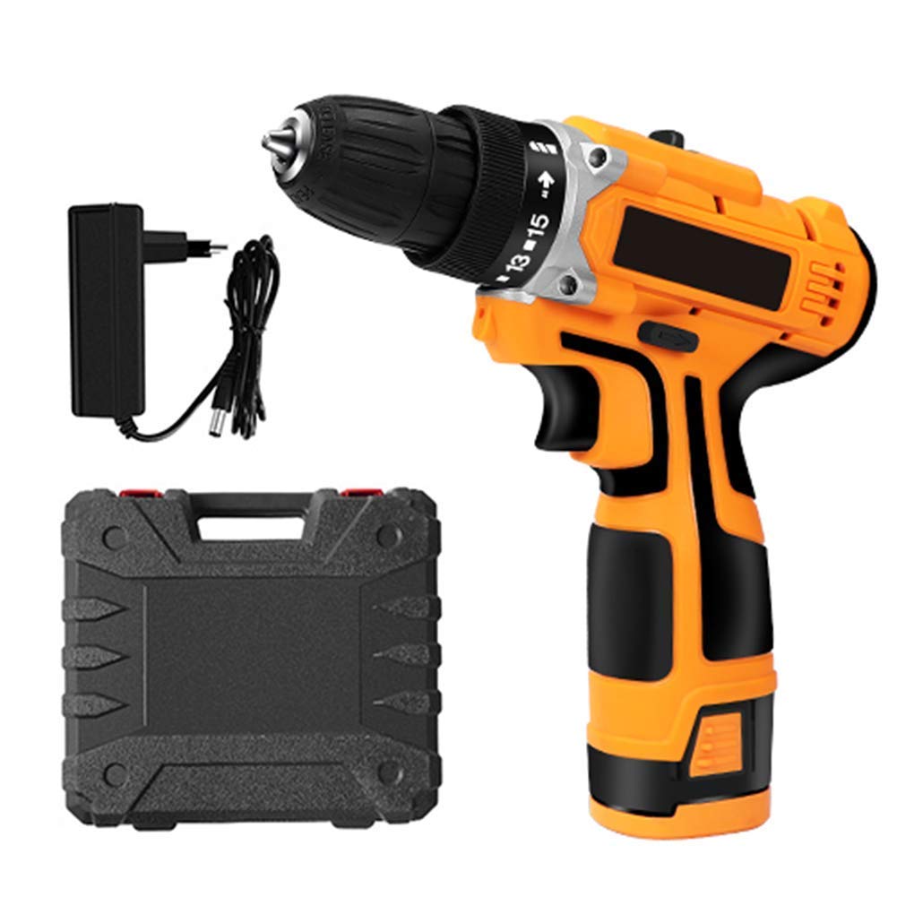 Trapano Avvitatore Elettrico a Batteria con cacciavite Elettrico da 16,8 V Max, Batteria a Cambio rapido e Caricabatterie Inclusi