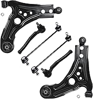 Vista 254 de Detroit Axle - Kit de suspensión delantera RWD para Chrysler 300 Dodge Challenger Charger Magnum, brazos de control superior con barras