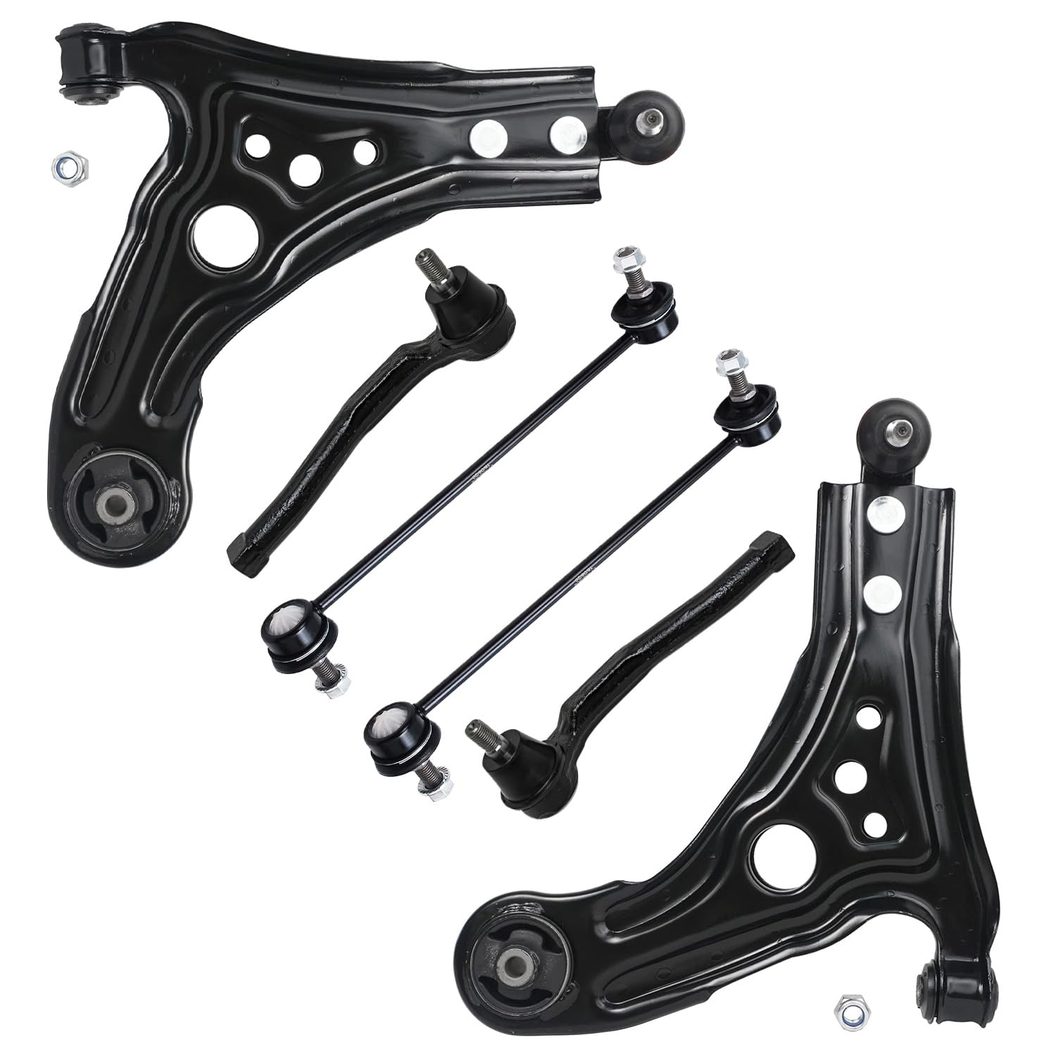 Detroit Axle - Front 6pc Control Arms Kit for Chevrolet Aveo Aveo5