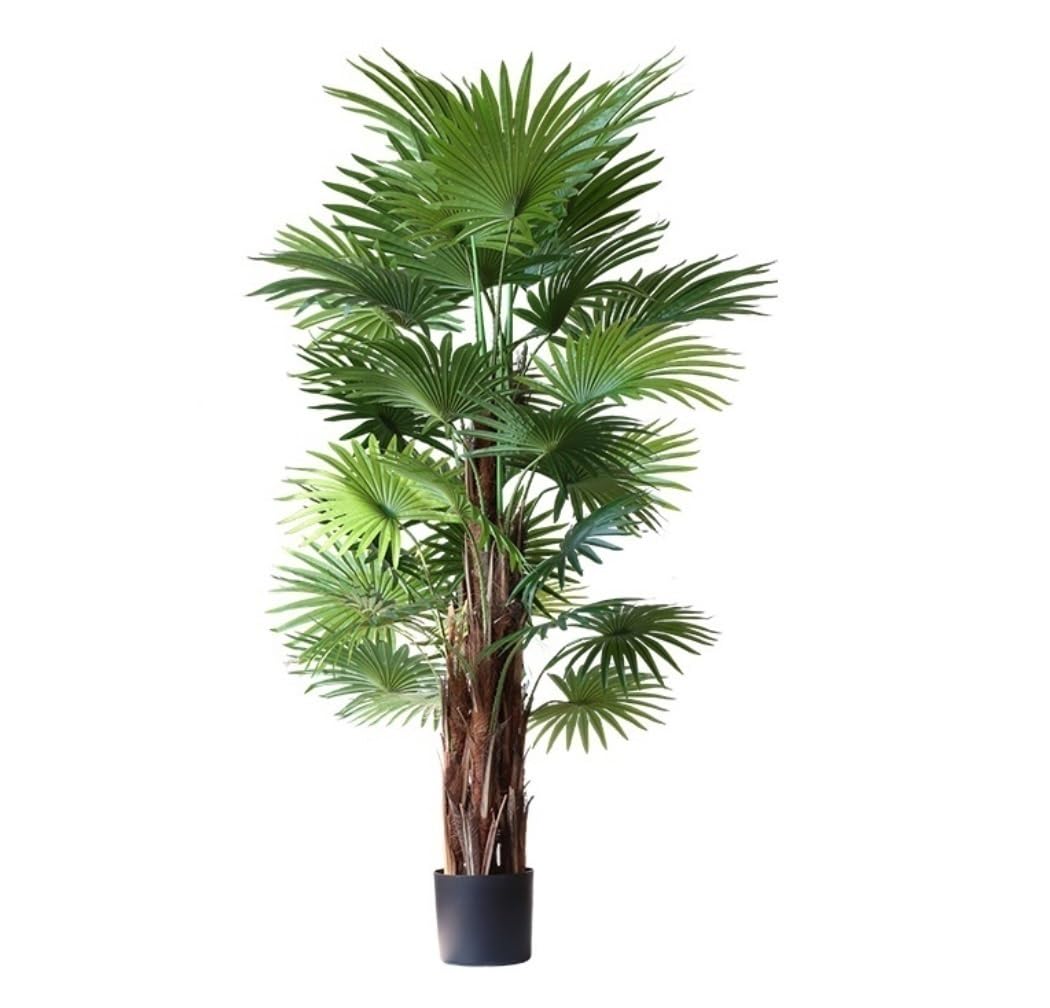 SWENEEN Indoor Artificial Tree Living Room Bedroom Decoration Potted Simulation Plant Bonsai Artificial Fake Plant Artificial Tree,171Cm,170cm