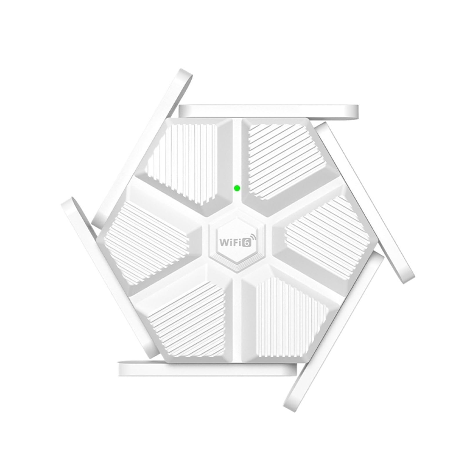 Wzmacniacz Sygnału WiFi 6 1800 Mb/s, Dwuzakresowy, Gigabitowy, Bezprzewodowy, Rozszerzający Zasięg, Do Biura Domowego Easy Szeroka Kompatybilność