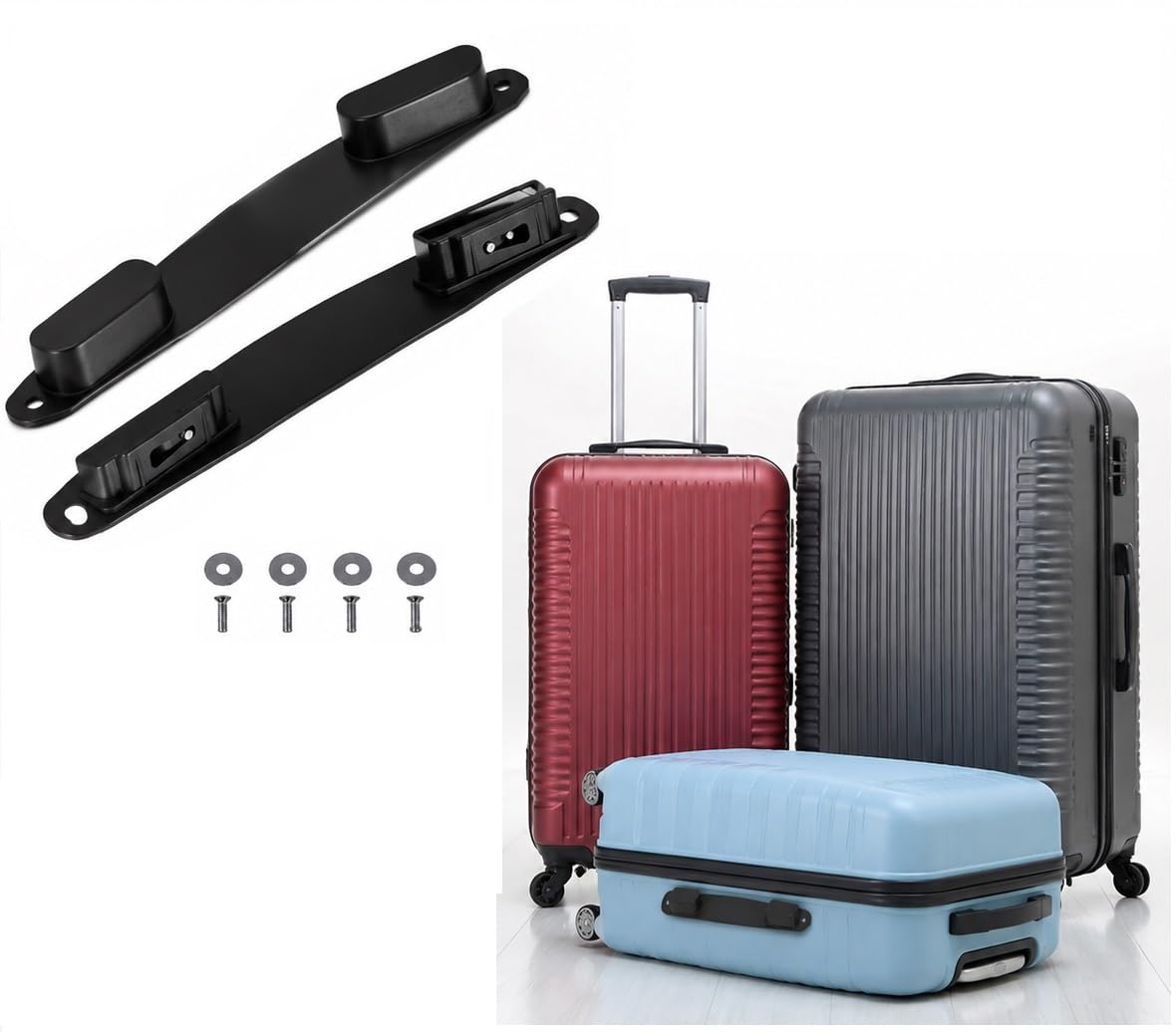 MyViradi Repair Replacement Luggage Suitcase Pull Handle for Suitcase Trolley Bag Suitcases Handle for Luggage Parts Spare Strap (Black Handle at 1 Pcs)-image-22