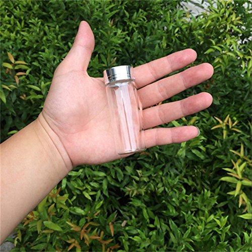 Bocaux en aluminium vides 15-60ml dorés et argentés étanches pour cosmétiques maison
