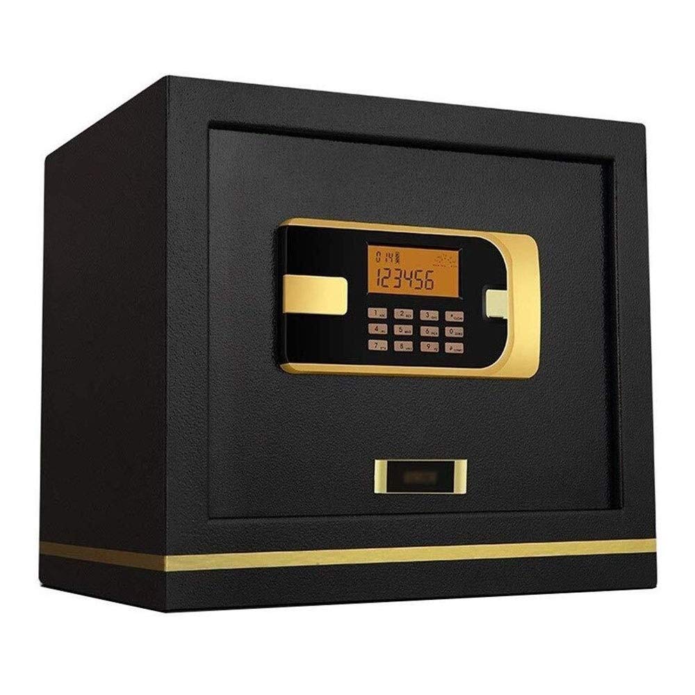 Safe Household Small Password All Steel Anti-Theft Wall Bedside Closet Office 36CM Safe Fireproof, Waterproof, Anti-Crushing and Anti-Drilling Document Key Box strongbox