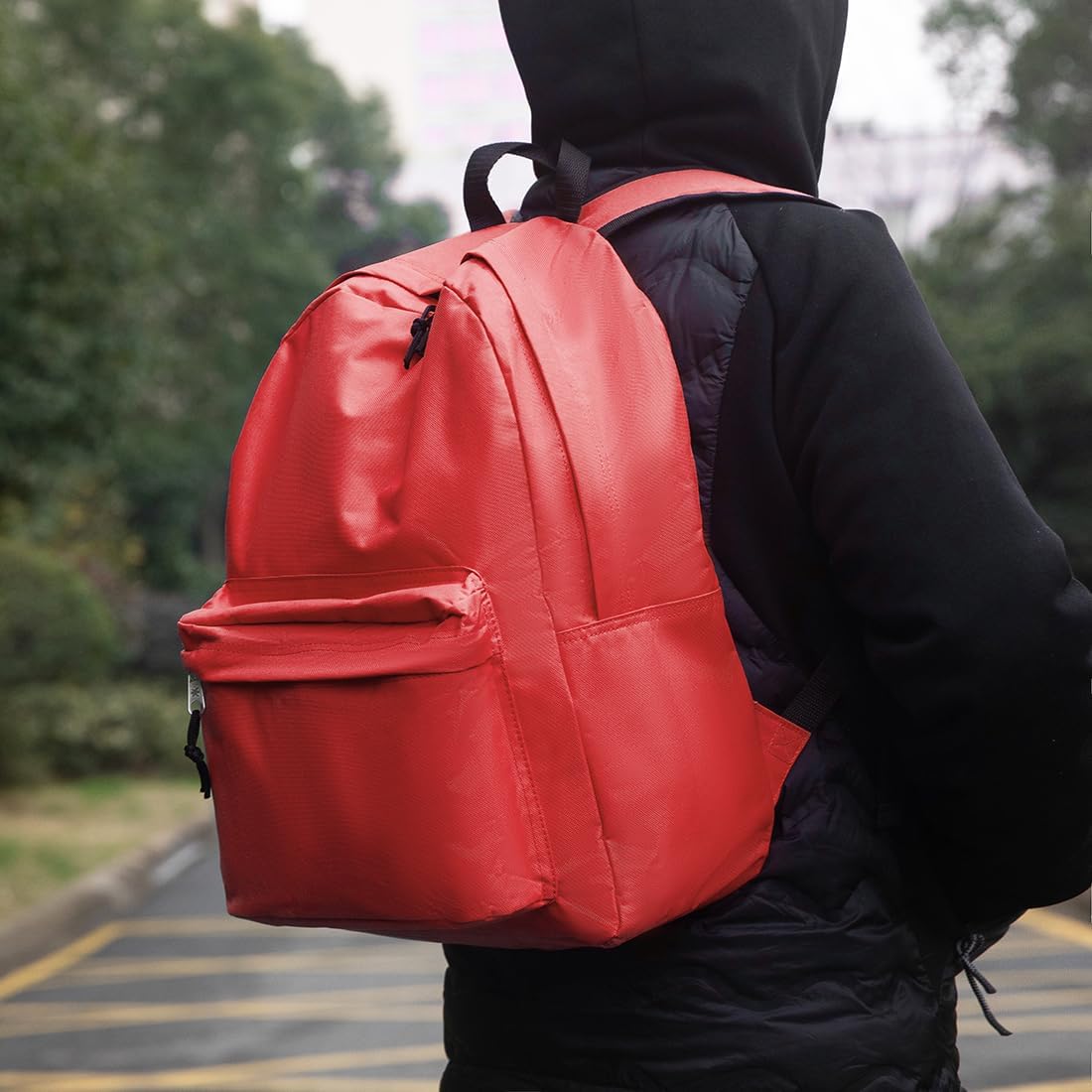 Wholesale 16.5 Inch Backpacks – Pack of 4 Multicolored Bulk Bags, Assorted Colors - 18.1 H x 13 W x 5.7 D - Image 6