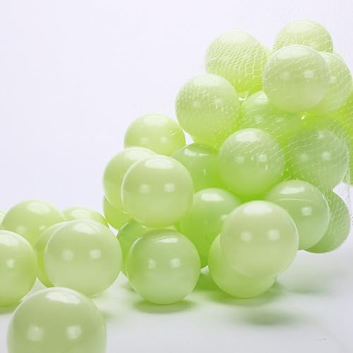 Miniatura 8 de PlayMaty Pelotas de plástico sin ftalatos y BPA de 2.75 pulgadas, a prueba de aplastamiento, juguete divertido con bolsa de almacenamiento para