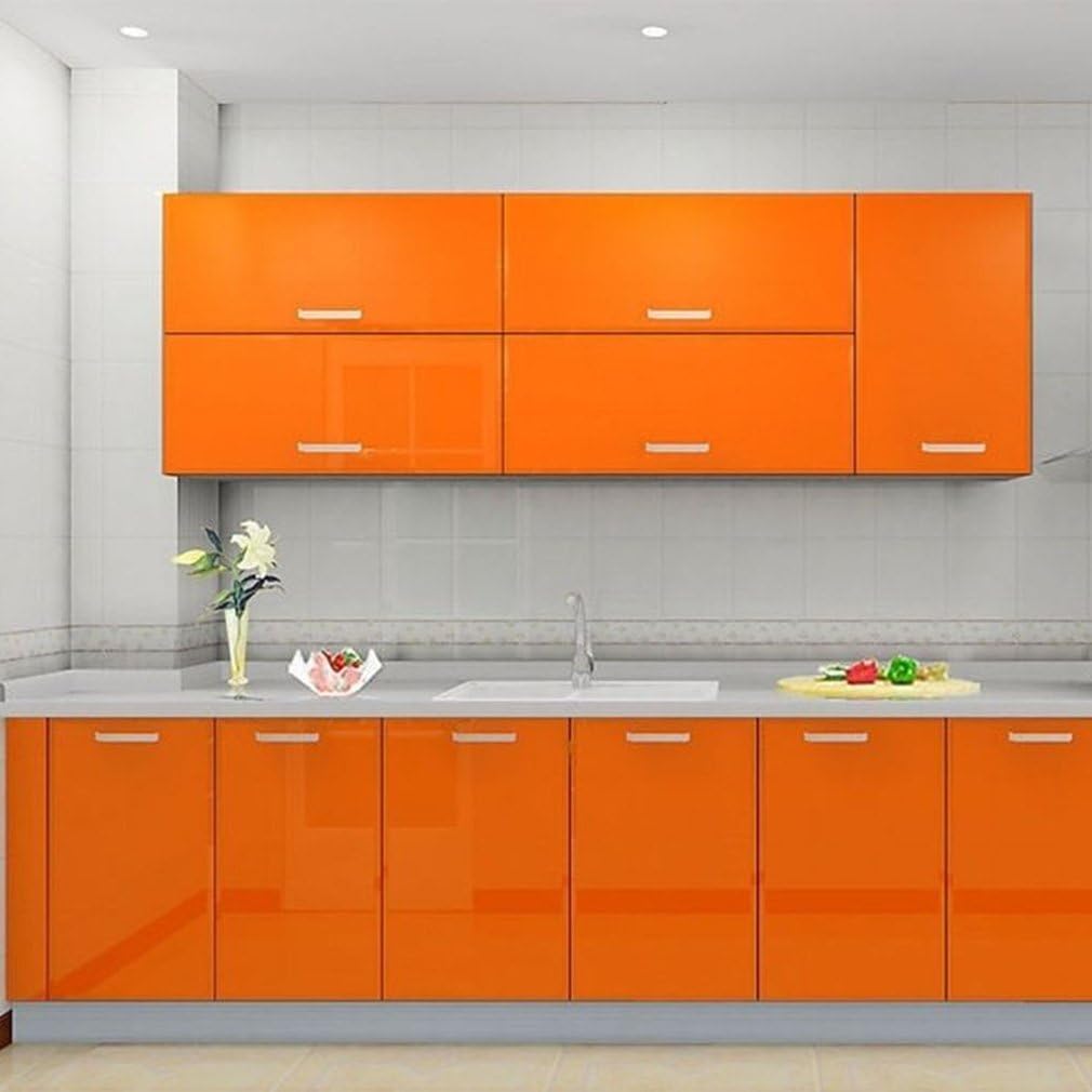 KINLO 0.6x5m (3㎡) Klebefolien PVC Folie für Möbel Küchenschränke Wand Reparatur Glitzer Folie