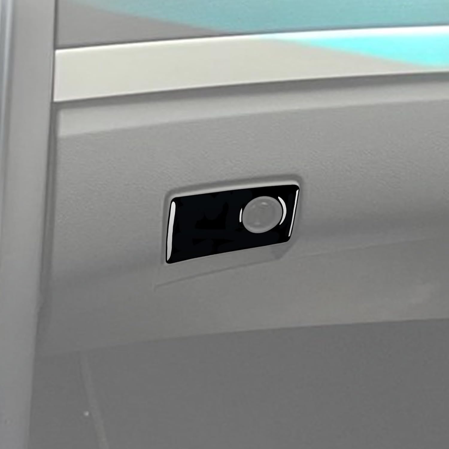 Soft Glossy Piano Black Auto Garnish Glove Box Latch Catch Handle Storage Box Switch Cover Interior Self Adhesive Trim Sticker Compatible with Pontiac G8 2008 2009/Holden Commodore 2006-201