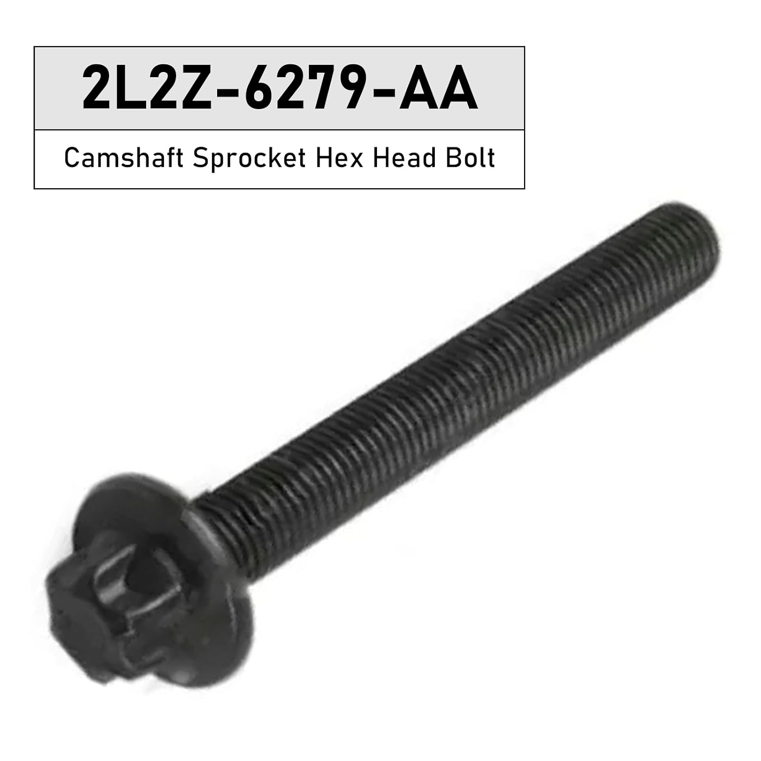Camshaft Sprocket Hex Head Bolt for Ford Explorer 2002-2010, Explorer Sport Trace 2001-10, Ranger 2004-2011, Mustang 2005-2010, for Mercury Mountaineer 2002-2010 4.0L Engines 2L2Z6279AA